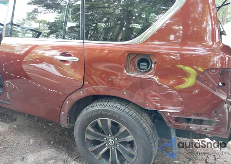 2017 Nissan Armada Platinum из США, поврежденный, VIN JN8AY2NC7H9509882